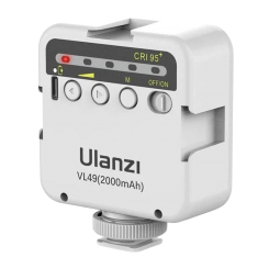 Відеосвітло Ulanzi VL49 Rechargeable Mini LED Light (VL49 2215) White
