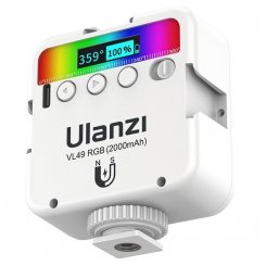 Видеосвет Ulanzi VL49 Rechargeable Mini RGB Light (VL49 RGB 2586) White