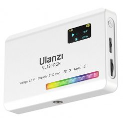 Відеосвітло Ulanzi VL120 RGB Light (VL120RGB 2587) White