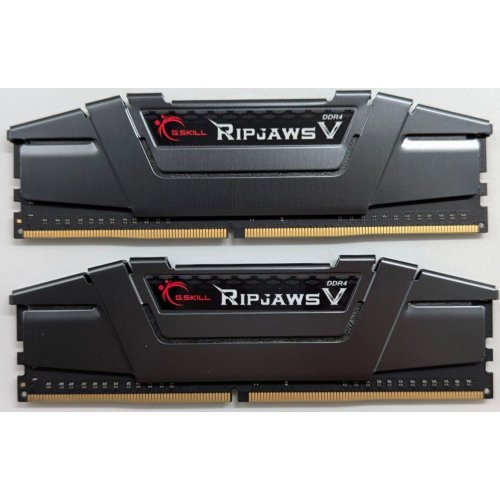 Купить Озу G.Skill DDR4 16GB (2x8GB) 3200Mhz Ripjaws V (F4-3200C16D-16GVKB) (Восстановлено продавцом, 727652) с проверкой совместимости: обзор, характеристики, цена в Киеве, Днепре, Одессе, Харькове, Украине | интернет-магазин TELEMART.UA фото