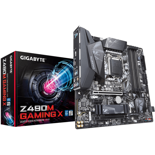 Материнська плата Gigabyte Z490M GAMING X (s1200, Intel Z490) (Відновлено продавцем, 727725) купити з перевіркою сумісності: огляд, характеристики, ціна у Києві, Львові, Вінниці, Хмельницькому, Івано-Франківську, Україні | інтернет-магазин TELEMART.UA фото