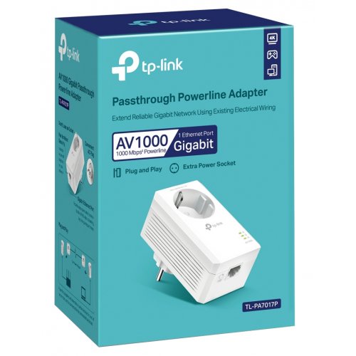 Купить Powerline TP-LINK TL-PA7017P - цена в Харькове, Киеве, Днепре, Одессе
в интернет-магазине Telemart фото