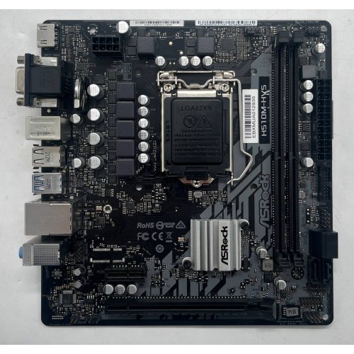 Материнська плата AsRock H510M-HVS (s1200, Intel H510) (Відновлено продавцем, 728049) купити з перевіркою сумісності: огляд, характеристики, ціна у Києві, Львові, Вінниці, Хмельницькому, Івано-Франківську, Україні | інтернет-магазин TELEMART.UA фото