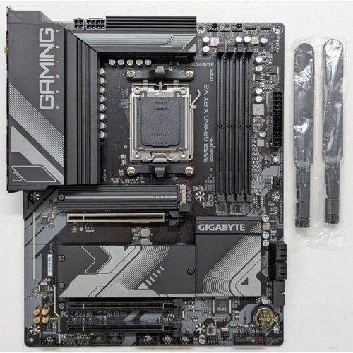 Купить Материнская плата Gigabyte B650 GAMING X AX V2 (sAM5, AMD B650) (Восстановлено продавцом, 728062) с проверкой совместимости: обзор, характеристики, цена в Киеве, Днепре, Одессе, Харькове, Украине | интернет-магазин TELEMART.UA фото