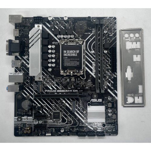 Материнська плата Asus PRIME B660M-K D4 (s1700, Intel B660) (Відновлено продавцем, 728082) купити з перевіркою сумісності: огляд, характеристики, ціна у Києві, Львові, Вінниці, Хмельницькому, Івано-Франківську, Україні | інтернет-магазин TELEMART.UA фото