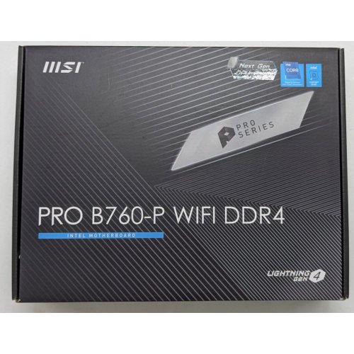 Купить Материнская плата MSI PRO B760-P WIFI DDR4 (s1700, Intel B760) (Восстановлено продавцом, 728105) с проверкой совместимости: обзор, характеристики, цена в Киеве, Днепре, Одессе, Харькове, Украине | интернет-магазин TELEMART.UA фото