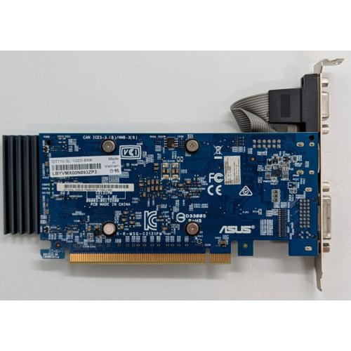 Відеокарта Asus GeForce GT 710 1024MB (GT710-SL-1GD5-BRK) (Відновлено продавцем, 728125) купити з перевіркою сумісності: огляд, характеристики, ціна у Києві, Львові, Вінниці, Хмельницькому, Івано-Франківську, Україні | інтернет-магазин TELEMART.UA фото