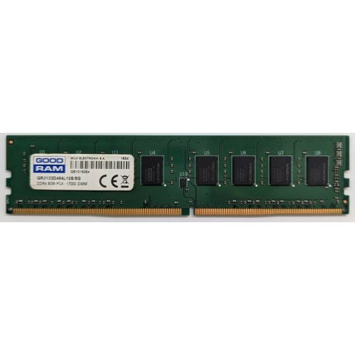 Купить Озу GoodRAM DDR4 8Gb 2133Mhz (GR2133D464L15S/8G) (Восстановлено продавцом, 728129) с проверкой совместимости: обзор, характеристики, цена в Киеве, Днепре, Одессе, Харькове, Украине | интернет-магазин TELEMART.UA фото