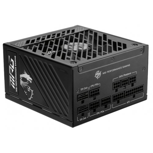 Блок живлення MSI MPG 1000W PCIE5 (A1000GS PCIE5) купити з перевіркою сумісності: огляд, характеристики, ціна у Києві, Львові, Вінниці, Хмельницькому, Івано-Франківську, Україні | інтернет-магазин TELEMART.UA фото