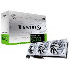 Видеокарта MSI GeForce RTX 5080 VENTUS 3X WHITE 16384MB (RTX 5080 16G VENTUS 3X WHITE)