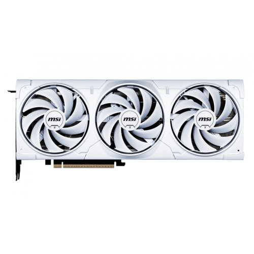 Відеокарта MSI GeForce RTX 5080 VENTUS 3X WHITE 16384MB (RTX 5080 16G VENTUS 3X WHITE) купити з перевіркою сумісності: огляд, характеристики, ціна у Києві, Львові, Вінниці, Хмельницькому, Івано-Франківську, Україні | інтернет-магазин TELEMART.UA фото