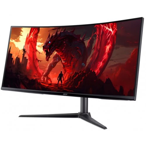 Купити Монітор Acer 34" XZ340CUHbiiphx (UM.CX0EE.H01) Black - ціна в Києві, Львові, Вінниці, Хмельницькому, Франківську, Україні | інтернет-магазин TELEMART.UA фото