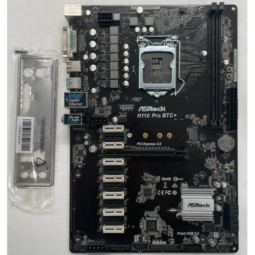 Материнська плата AsRock Q270 Pro BTC+ (s1151, Intel Q270) (Відновлено продавцем, 728386) купити з перевіркою сумісності: огляд, характеристики, ціна у Києві, Львові, Вінниці, Хмельницькому, Івано-Франківську, Україні | інтернет-магазин TELEMART.UA фото