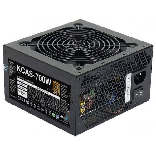 Блок живлення Aerocool KCAS 700W (KCAS-700) (Відновлено продавцем, 728445) купити з перевіркою сумісності: огляд, характеристики, ціна у Києві, Львові, Вінниці, Хмельницькому, Івано-Франківську, Україні | інтернет-магазин TELEMART.UA фото