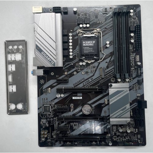 Материнська плата Gigabyte Z390 D (s1151-V2, Intel Z390) (Відновлено продавцем, 728618) купити з перевіркою сумісності: огляд, характеристики, ціна у Києві, Львові, Вінниці, Хмельницькому, Івано-Франківську, Україні | інтернет-магазин TELEMART.UA фото