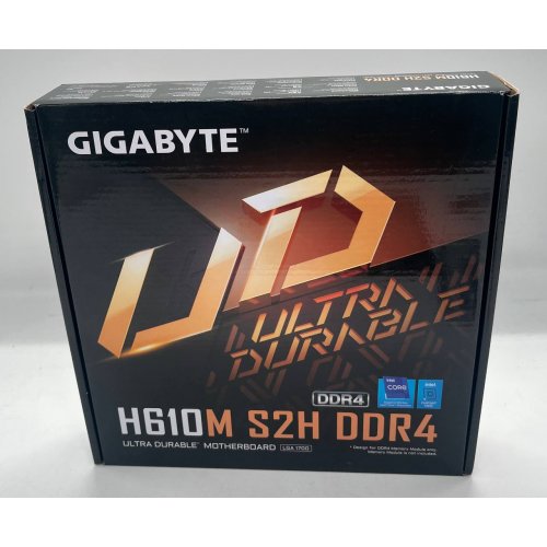 Материнська плата Gigabyte H610M S2H DDR4 (s1700, Intel H610) (Відновлено продавцем, 728624) купити з перевіркою сумісності: огляд, характеристики, ціна у Києві, Львові, Вінниці, Хмельницькому, Івано-Франківську, Україні | інтернет-магазин TELEMART.UA фото