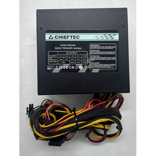 Блок живлення CHIEFTEC Smart 550W (GPS-550A8) (Відновлено продавцем, 728634) купити з перевіркою сумісності: огляд, характеристики, ціна у Києві, Львові, Вінниці, Хмельницькому, Івано-Франківську, Україні | інтернет-магазин TELEMART.UA фото