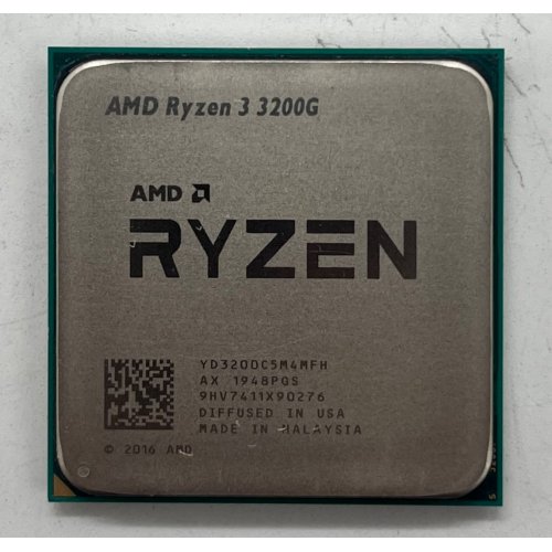 Процесор AMD Ryzen 3 3200G 3.6(4)GHz 4MB sAM4 Tray (YD3200C5M4MFH) (Відновлено продавцем, 728749) купити з перевіркою сумісності: огляд, характеристики, ціна у Києві, Львові, Вінниці, Хмельницькому, Івано-Франківську, Україні | інтернет-магазин TELEMART.UA фото