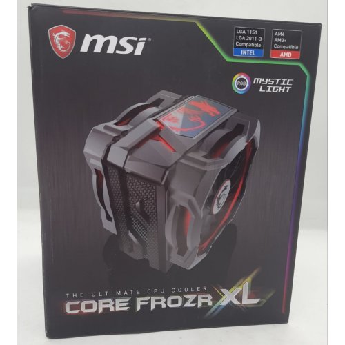 Купить Кулер MSI CORE FROZR XL (Восстановлено продавцом, 728791) с проверкой совместимости: обзор, характеристики, цена в Киеве, Днепре, Одессе, Харькове, Украине | интернет-магазин TELEMART.UA фото