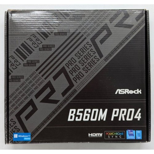 Купить Материнская плата AsRock B560M Pro4 (s1200, Intel B560) (Восстановлено продавцом, 729057) с проверкой совместимости: обзор, характеристики, цена в Киеве, Днепре, Одессе, Харькове, Украине | интернет-магазин TELEMART.UA фото