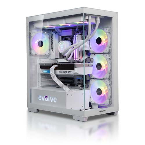 Купить Компьютер EVOLVE GamePart Platinum 9B (EVGP-P9BR980X3DN508-D532S1TWH) White - цена в Харькове, Киеве, Днепре, Одессе
в интернет-магазине Telemart фото