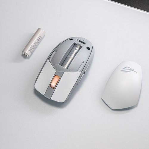 Купить Мышка Asus ROG Strix Impact III Wireless (90MP03D0-BMUA10) White - цена в Харькове, Киеве, Днепре, Одессе
в интернет-магазине Telemart фото