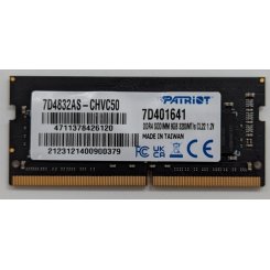 Озу Patriot SODIMM DDR4 8GB 3200Mhz (7D4832AS-CHVC50) (Восстановлено продавцом, 729421)