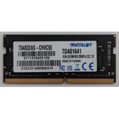 Озу Patriot SODIMM DDR4 8GB 3200Mhz (7D4832AS-CHVC50) (Восстановлено продавцом, 729423)