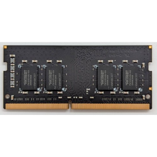 Озп Patriot SODIMM DDR4 8GB 3200Mhz (7D4832AS-CHVC50) (Відновлено продавцем, 729423) купити з перевіркою сумісності: огляд, характеристики, ціна у Києві, Львові, Вінниці, Хмельницькому, Івано-Франківську, Україні | інтернет-магазин TELEMART.UA фото