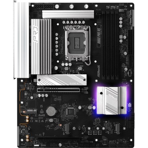 Материнська плата AsRock B860 Pro RS (s1851, Intel B860) купити з перевіркою сумісності: огляд, характеристики, ціна у Києві, Львові, Вінниці, Хмельницькому, Івано-Франківську, Україні | інтернет-магазин TELEMART.UA фото