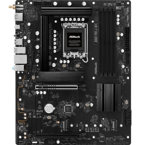 Купить Материнская плата AsRock B860 Pro-A WiFi (s1851, Intel B860) с проверкой совместимости: обзор, характеристики, цена в Киеве, Днепре, Одессе, Харькове, Украине | интернет-магазин TELEMART.UA фото