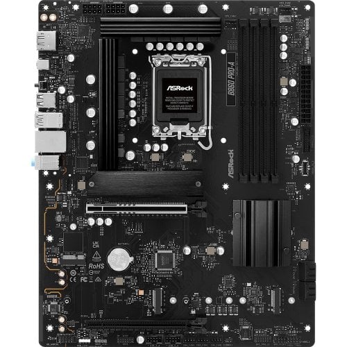 Купить Материнская плата AsRock B860 Pro-A (s1851, Intel B860) с проверкой совместимости: обзор, характеристики, цена в Киеве, Днепре, Одессе, Харькове, Украине | интернет-магазин TELEMART.UA фото