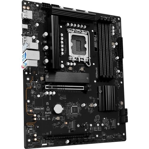 Купить Материнская плата AsRock B860 Pro-A (s1851, Intel B860) с проверкой совместимости: обзор, характеристики, цена в Киеве, Днепре, Одессе, Харькове, Украине | интернет-магазин TELEMART.UA фото