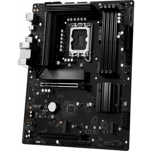 Материнська плата AsRock B860 Pro-A (s1851, Intel B860) купити з перевіркою сумісності: огляд, характеристики, ціна у Києві, Львові, Вінниці, Хмельницькому, Івано-Франківську, Україні | інтернет-магазин TELEMART.UA фото