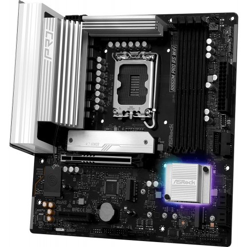 Материнська плата AsRock B860M Pro RS WiFi (s1851, Intel B860) купити з перевіркою сумісності: огляд, характеристики, ціна у Києві, Львові, Вінниці, Хмельницькому, Івано-Франківську, Україні | інтернет-магазин TELEMART.UA фото