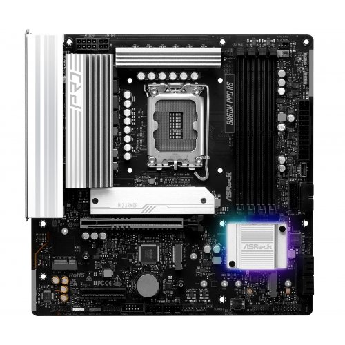 Материнська плата AsRock B860M Pro RS (s1851, Intel B860) купити з перевіркою сумісності: огляд, характеристики, ціна у Києві, Львові, Вінниці, Хмельницькому, Івано-Франківську, Україні | інтернет-магазин TELEMART.UA фото