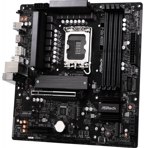 Материнська плата AsRock B860M Pro-A (s1851, Intel B860) купити з перевіркою сумісності: огляд, характеристики, ціна у Києві, Львові, Вінниці, Хмельницькому, Івано-Франківську, Україні | інтернет-магазин TELEMART.UA фото