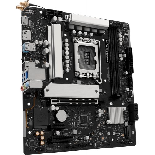 Материнська плата AsRock B860M-X WiFi (s1851, Intel B860) купити з перевіркою сумісності: огляд, характеристики, ціна у Києві, Львові, Вінниці, Хмельницькому, Івано-Франківську, Україні | інтернет-магазин TELEMART.UA фото