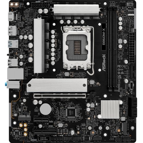 Материнська плата AsRock B860M-X (s1851, Intel B860) купити з перевіркою сумісності: огляд, характеристики, ціна у Києві, Львові, Вінниці, Хмельницькому, Івано-Франківську, Україні | інтернет-магазин TELEMART.UA фото