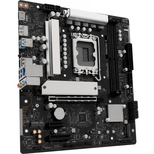 Материнська плата AsRock B860M-X (s1851, Intel B860) купити з перевіркою сумісності: огляд, характеристики, ціна у Києві, Львові, Вінниці, Хмельницькому, Івано-Франківську, Україні | інтернет-магазин TELEMART.UA фото