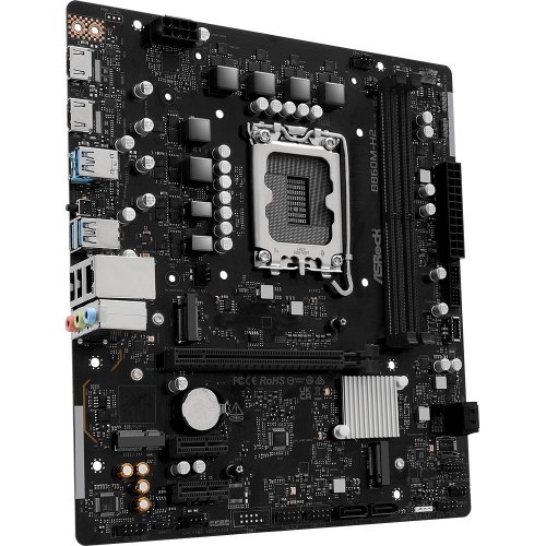 Материнська плата AsRock B860M-H2 (s1851, Intel B860) купити з перевіркою сумісності: огляд, характеристики, ціна у Києві, Львові, Вінниці, Хмельницькому, Івано-Франківську, Україні | інтернет-магазин TELEMART.UA фото