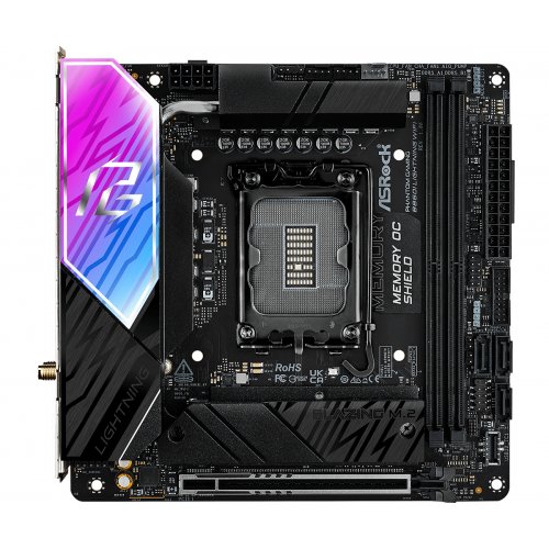 Купить Материнская плата AsRock B860I Lightning WiFi (s1851, Intel B860) с проверкой совместимости: обзор, характеристики, цена в Киеве, Днепре, Одессе, Харькове, Украине | интернет-магазин TELEMART.UA фото