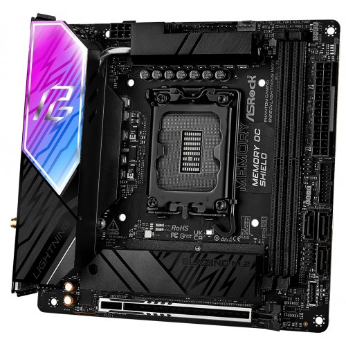 Купить Материнская плата AsRock B860I Lightning WiFi (s1851, Intel B860) с проверкой совместимости: обзор, характеристики, цена в Киеве, Днепре, Одессе, Харькове, Украине | интернет-магазин TELEMART.UA фото