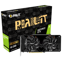 Видеокарта Palit GeForce GTX 1660 SUPER GamingPro Dual 6144MB (NE6166S018J9-1160A) (Восстановлено продавцом, 729643)