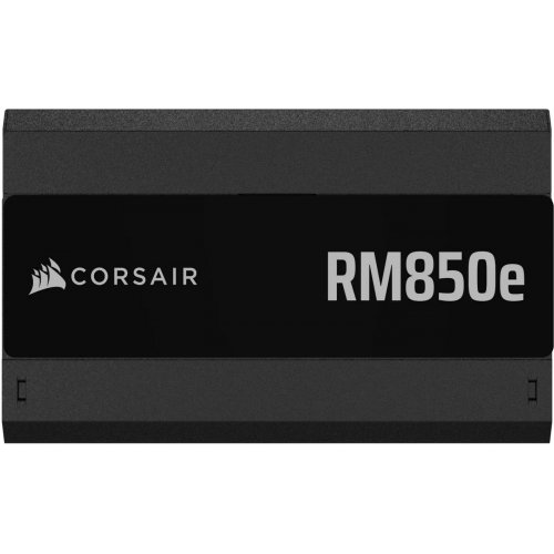 Блок живлення Corsair RM850e 850W (CP-9020296-EU) купити з перевіркою сумісності: огляд, характеристики, ціна у Києві, Львові, Вінниці, Хмельницькому, Івано-Франківську, Україні | інтернет-магазин TELEMART.UA фото