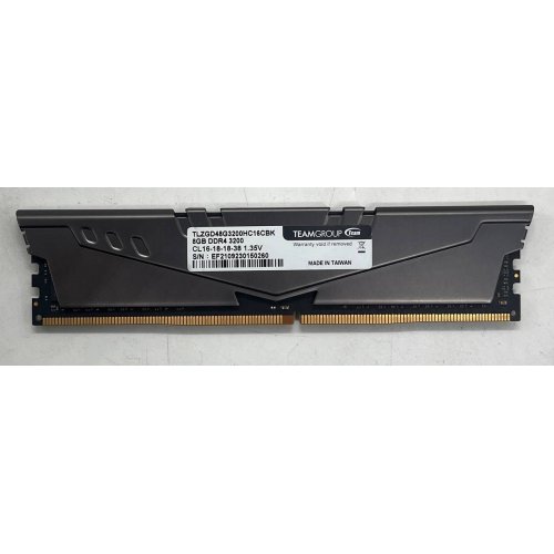 Купить Озу Team DDR4 8GB 3200Mhz T-Force Vulcan Z Grey (TLZGD48G3200HC16C01) (Восстановлено продавцом, 729706) с проверкой совместимости: обзор, характеристики, цена в Киеве, Днепре, Одессе, Харькове, Украине | интернет-магазин TELEMART.UA фото