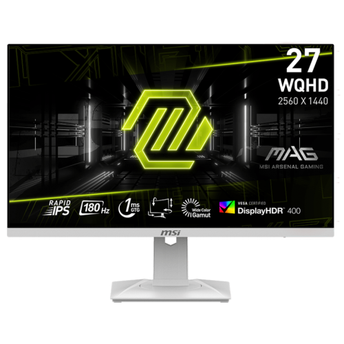 Купити Уцінка монітор MSI 27" MAG 274QRFW White (Пошкоджено пакування, 729719) - ціна в Києві, Львові, Вінниці, Хмельницькому, Франківську, Україні | інтернет-магазин TELEMART.UA фото