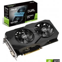 Видеокарта Asus GeForce GTX 1660 SUPER Dual Evo Advanced Edition 6144MB (DUAL-GTX1660S-A6G-EVO) (Восстановлено продавцом, 729754)