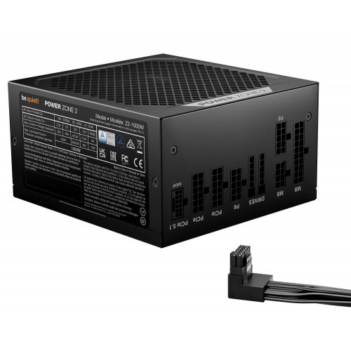 Купить Блок питания Be Quiet! Power Zone 2 1000W (BP008US) с проверкой совместимости: обзор, характеристики, цена в Киеве, Днепре, Одессе, Харькове, Украине | интернет-магазин TELEMART.UA фото