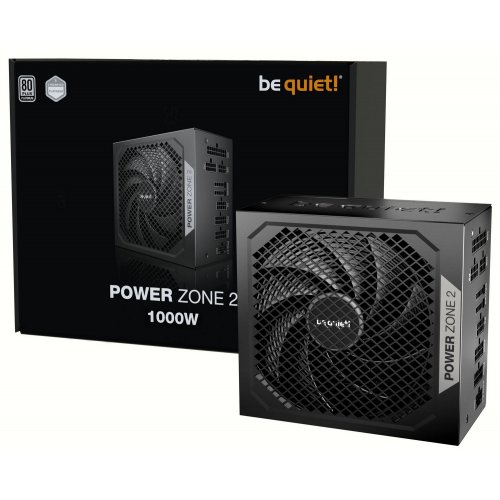 Купить Блок питания Be Quiet! Power Zone 2 1000W (BP008US) с проверкой совместимости: обзор, характеристики, цена в Киеве, Днепре, Одессе, Харькове, Украине | интернет-магазин TELEMART.UA фото